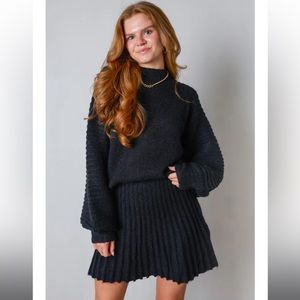 Sweater & Skirt Set